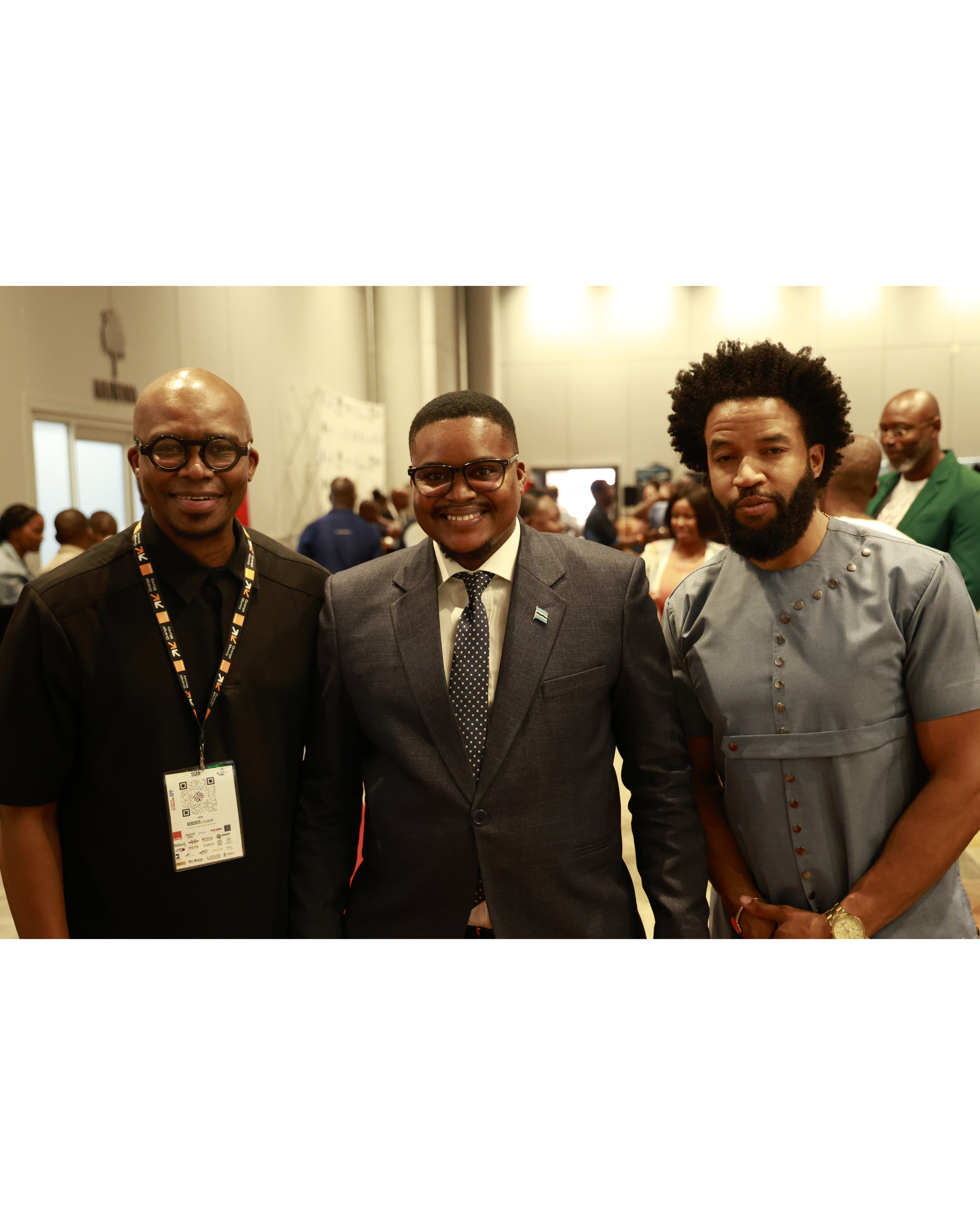 Denim Richards speaking at the Global Expo 2025